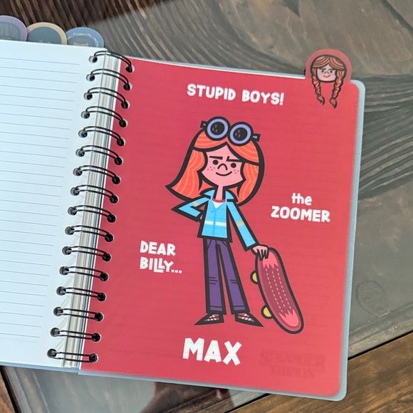 Stranger Things | Office | Stranger Things Character Spiral Notebook ...